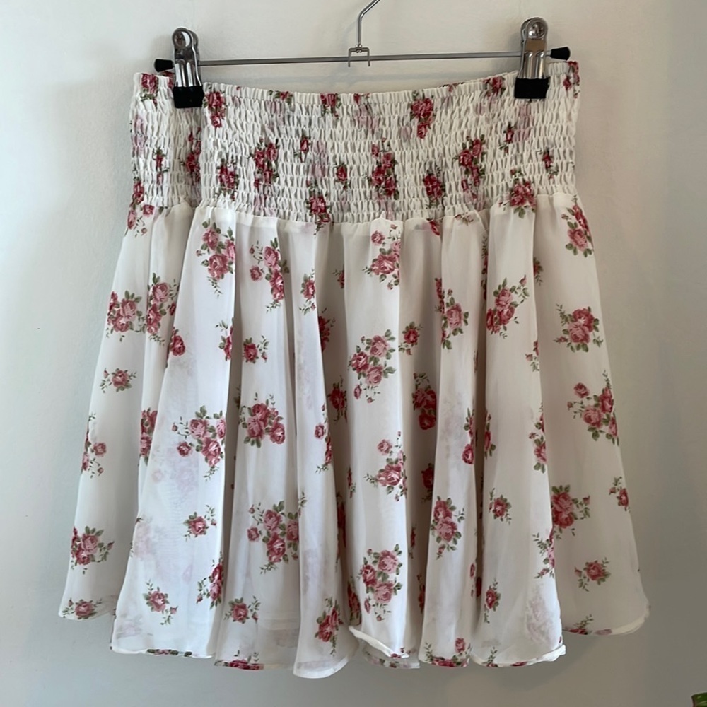 Floral High Wasted Skirt​​​​​​​